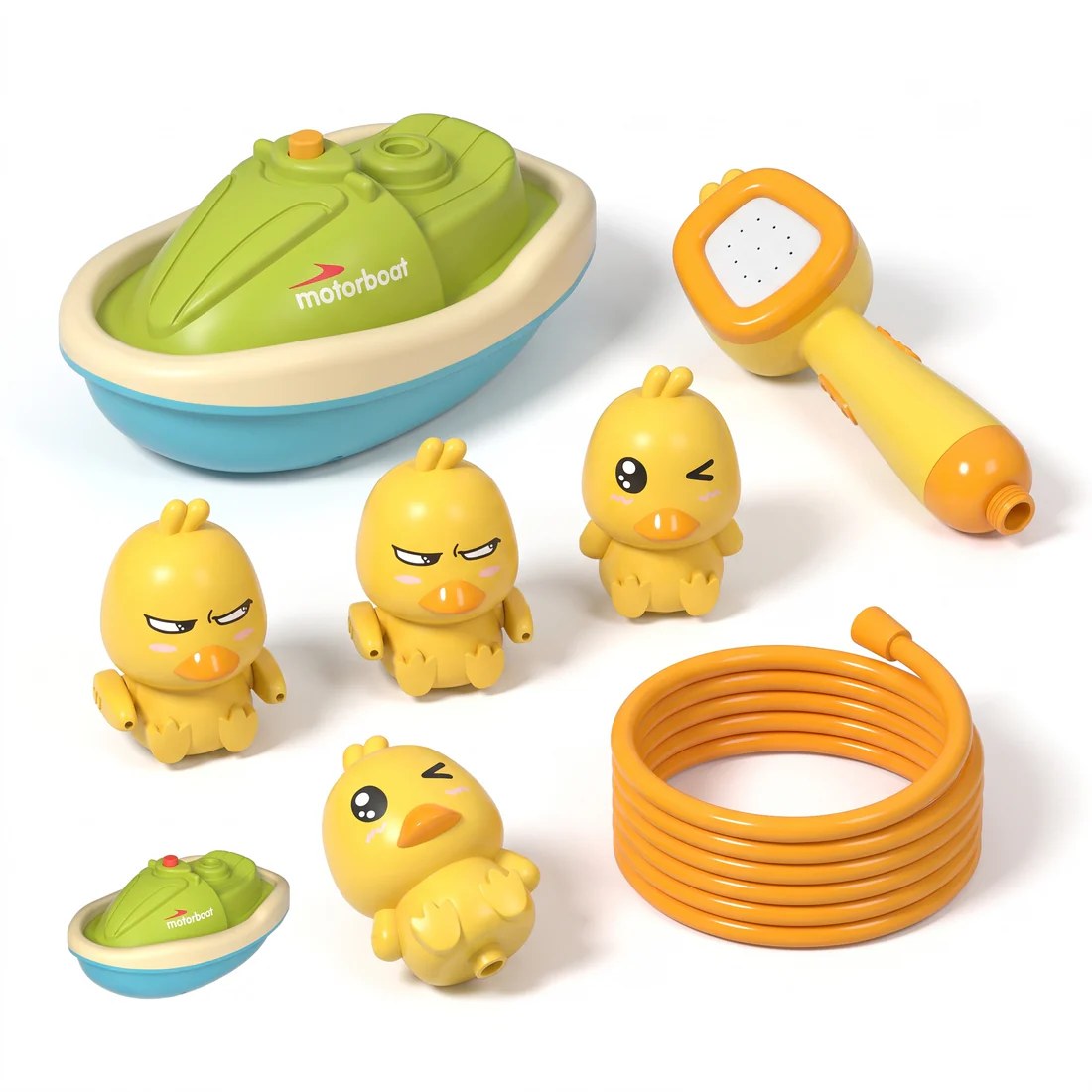 Duck Bath Toy Set for Toddlers