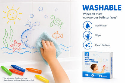 Kids Washable Bath Crayons