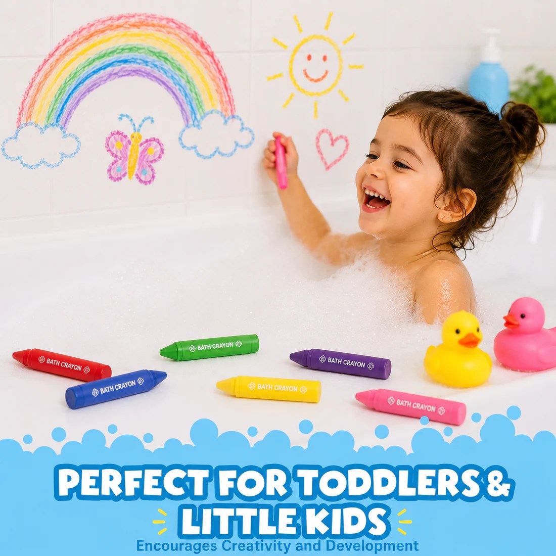 Kids Washable Bath Crayons
