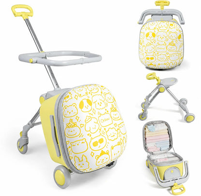 2-in-1 Kids Ride-On Suitcase
