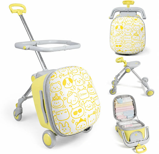 2-in-1 Kids Ride-On Suitcase