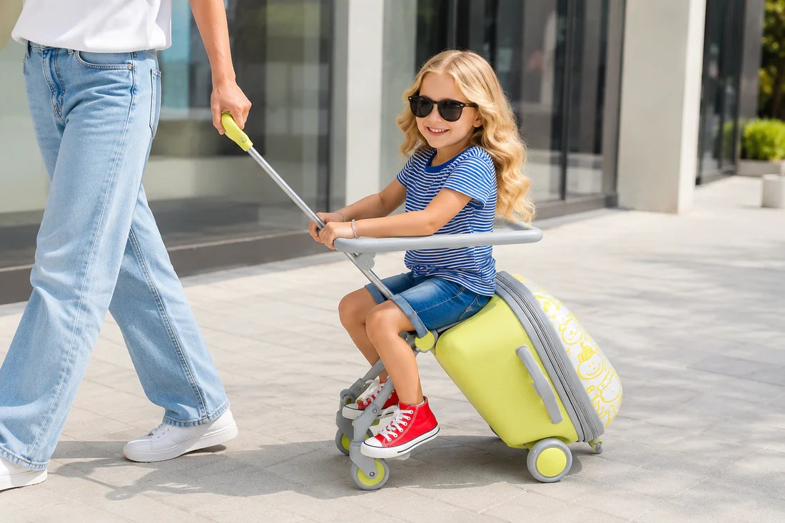 2-in-1 Kids Ride-On Suitcase