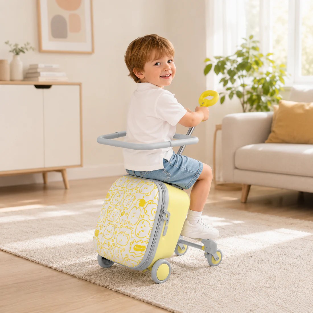 2-in-1 Kids Ride-On Suitcase