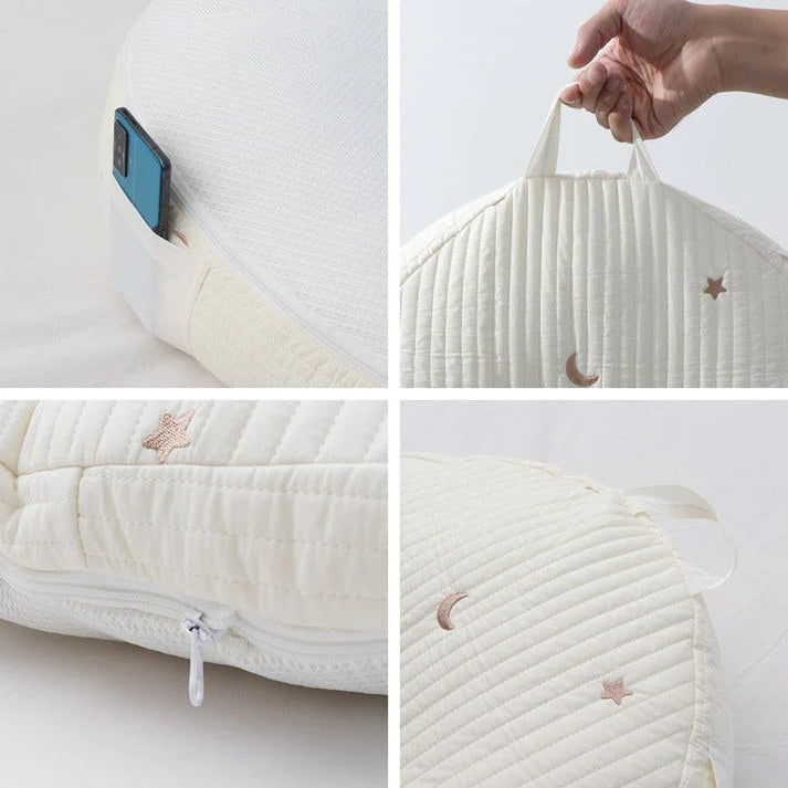 Cozy Cotton Baby Lounger Nest