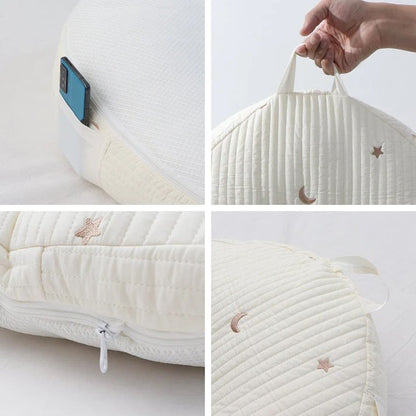 Cozy Cotton Baby Lounger Nest