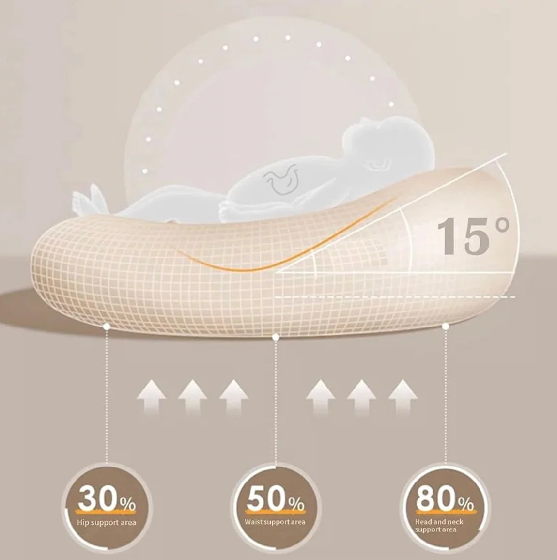 Cozy Cotton Baby Lounger Nest