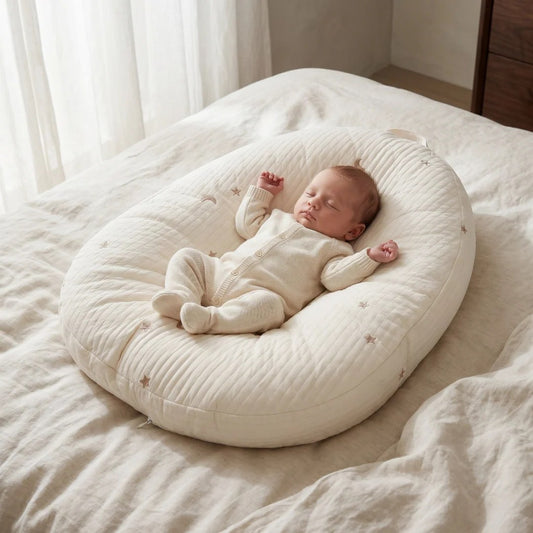 Cozy Cotton Baby Lounger Nest