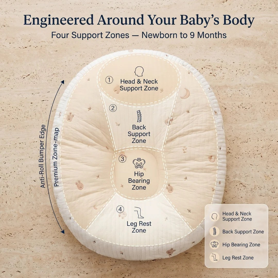 Cozy Cotton Baby Lounger Nest