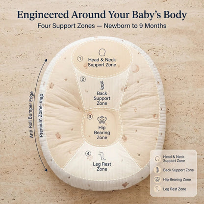 Cozy Cotton Baby Lounger Nest