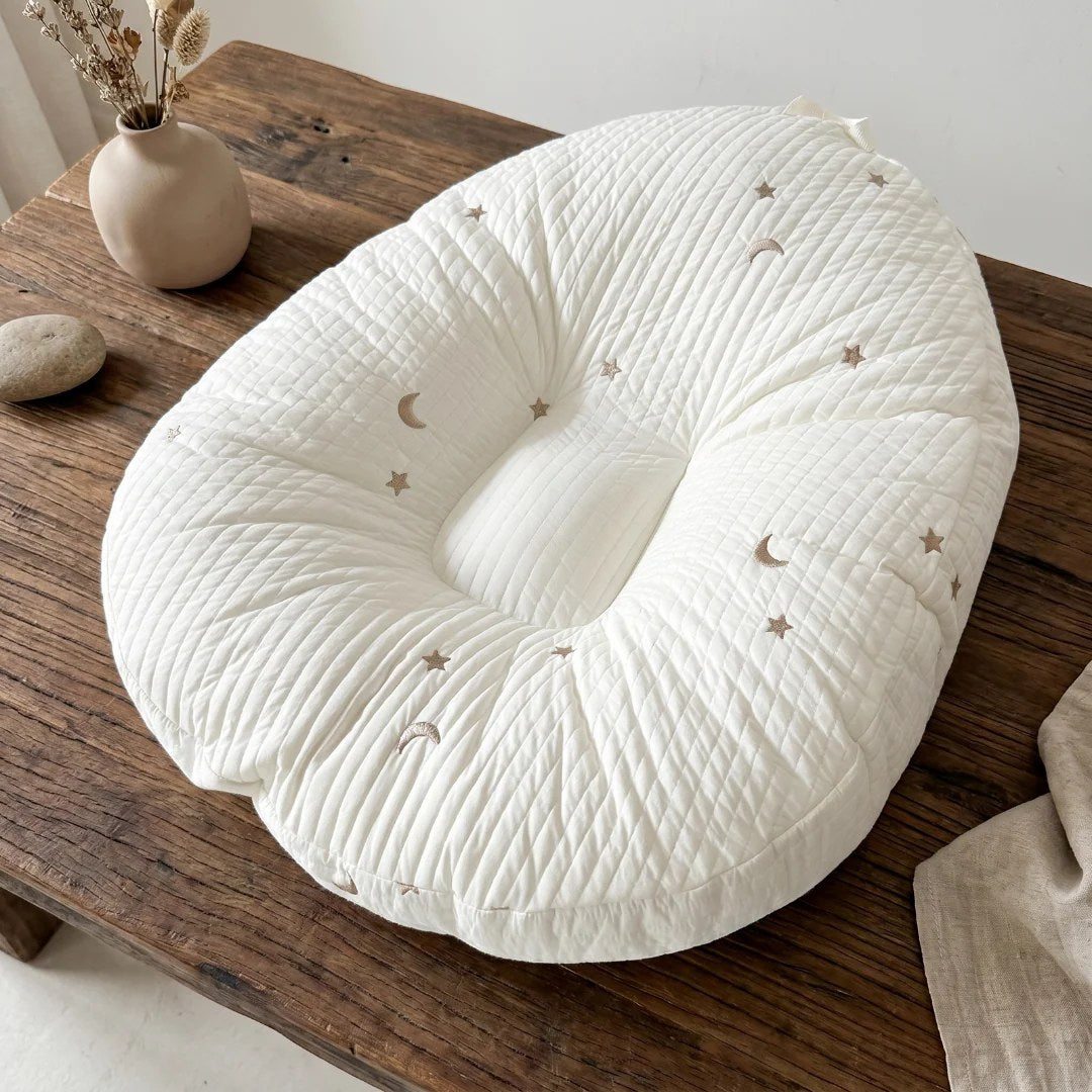 Cozy Cotton Baby Lounger Nest