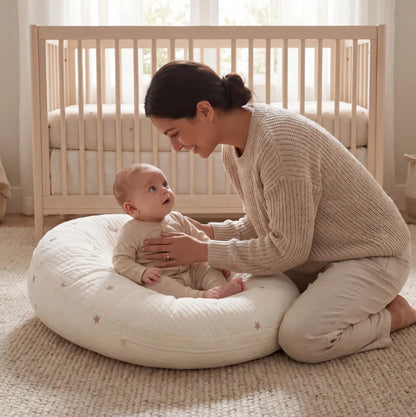 Cozy Cotton Baby Lounger Nest