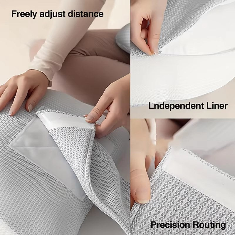 Adjustable Pregnancy Support Pillow for Belly and Lower Back