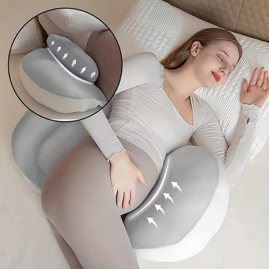 Adjustable Pregnancy Support Pillow for Belly and Lower Back