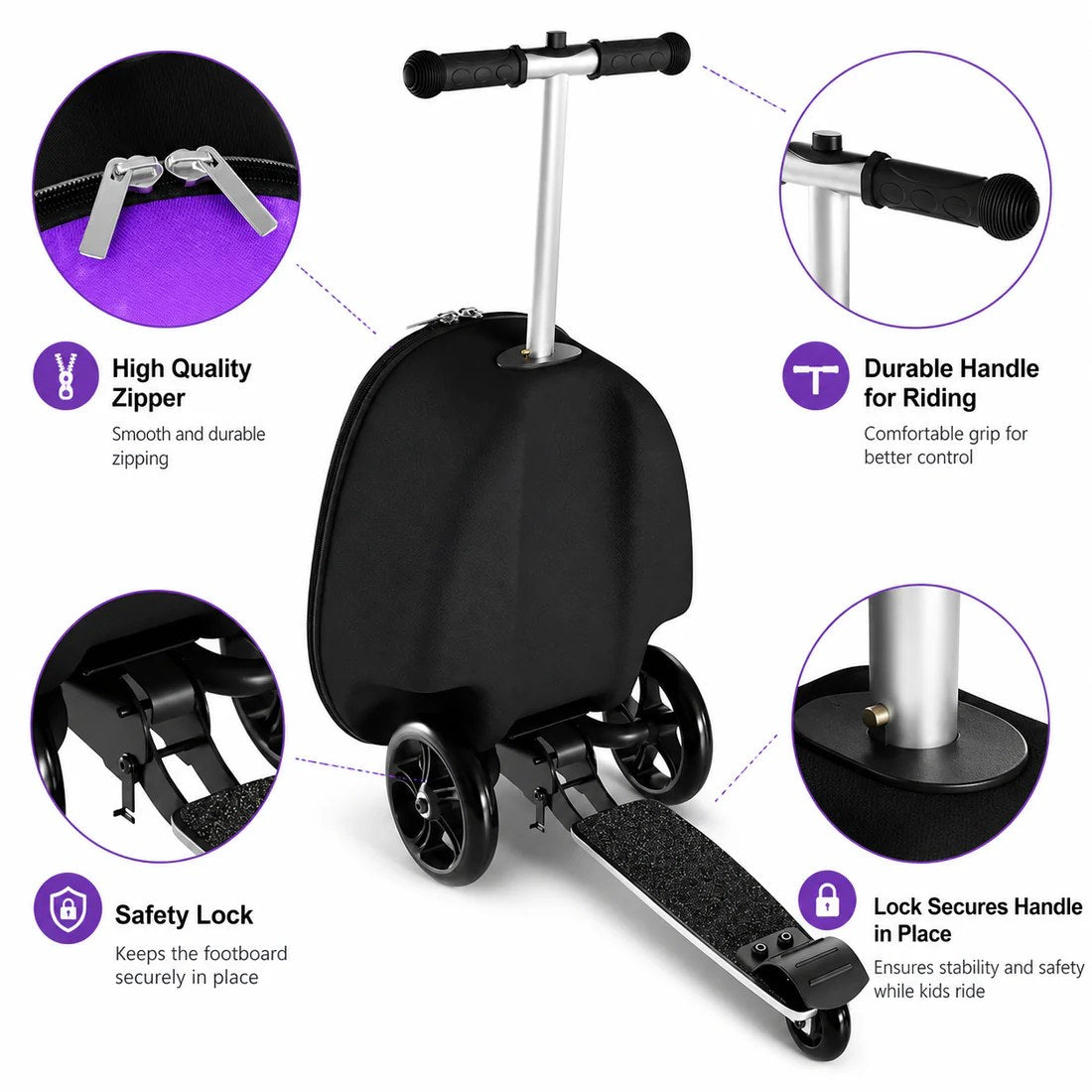 2-in-1 Ride-On Scooter Suitcase