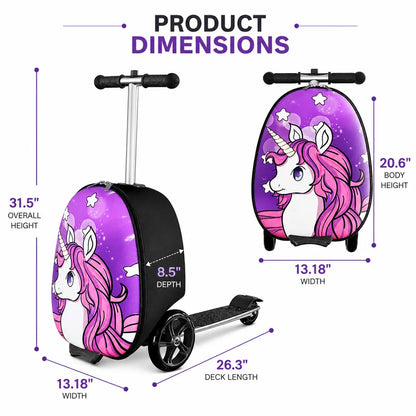 2-in-1 Ride-On Scooter Suitcase