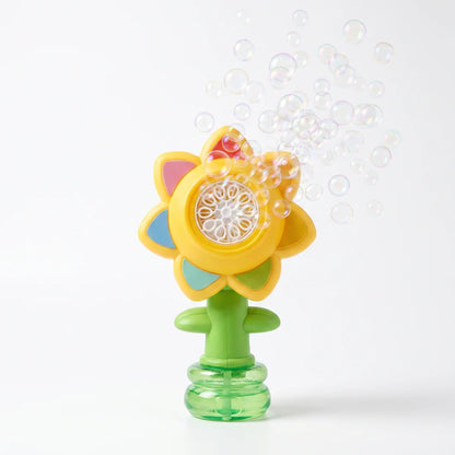 Automatic Sunflower Bubble Machine for Kids