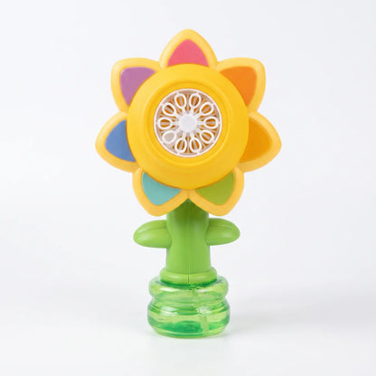 Automatic Sunflower Bubble Machine for Kids
