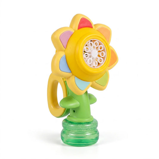 Automatic Sunflower Bubble Machine for Kids, Rechargeable